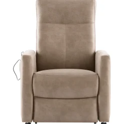 Profijt Meubel Sta-op stoel Novie 2-motorig medium microleder taupe