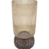 Profijt Meubel Vaas Badula medium transparant bruin