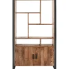 Profijt Meubel Vakkenkast Newhaven mangohout 180x110x43 cm