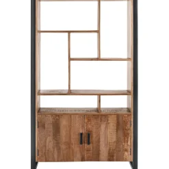 Profijt Meubel Vakkenkast Newhaven mangohout 180x110x43 cm