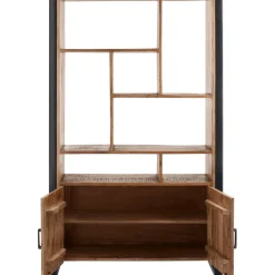 Profijt Meubel Vakkenkast Newhaven mangohout 180x110x43 cm