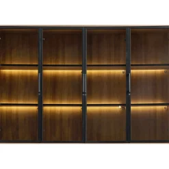 Profijt Meubel Verlichting Vitrinekast 4 deurs Tenino/Selinia