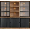 Profijt Meubel Vitrinekast Ladonia 210x233x50 cm
