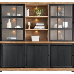 Profijt Meubel Vitrinekast Ladonia 210x233x50 cm