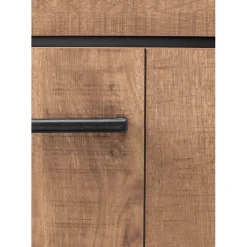 Profijt Meubel Vitrinekast Mantera 200x180x48 cm donkerbruin