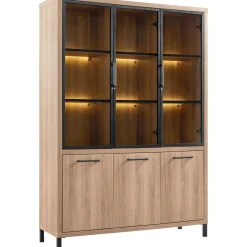 Profijt Meubel Vitrinekast Selinia 200x140x45 cm